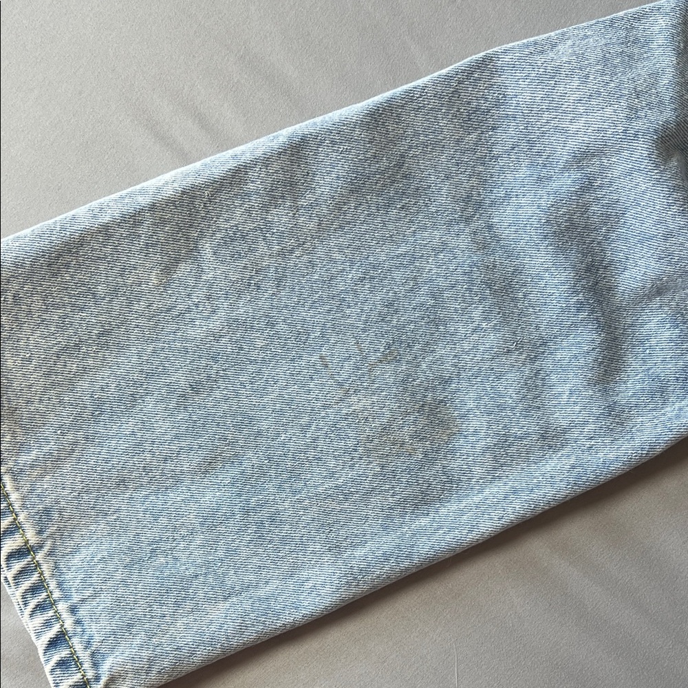 Light Blue Pearl Embellished Women Jeans - Picture 4 of 4